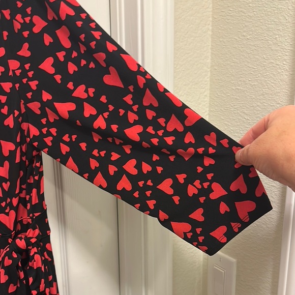 Lane Bryant Black and Red V-Neck Sundress - Picture 4 of 7